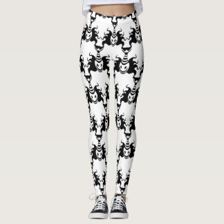 Genie Ghost kommt aus der Lampe Nahtloses Muster Leggings