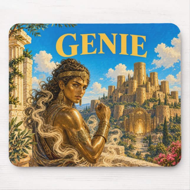 Genie, Gothic Fantasy Monster Mousepad (Vorne)