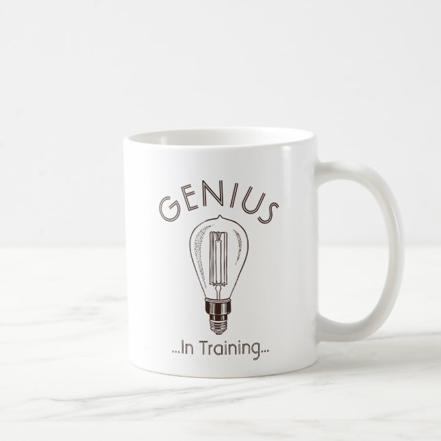 Genie in der Trainings-Antiken-Glühlampe Tasse (Rechts)
