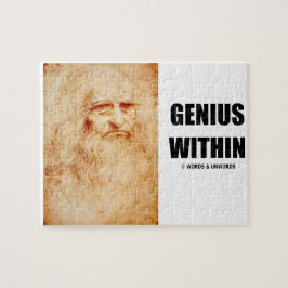 Genie innerhalb (Leonardo da Vinci-Selbstporträt) Puzzle