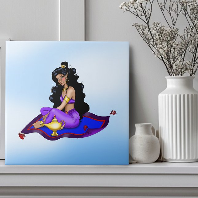 Genie Magic Carpet Lamp Blue Sky Fliese (Von Creator hochgeladen)