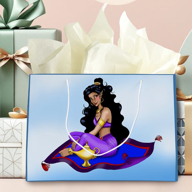Genie Magic Carpet Lampe Blauer Himmel Große Geschenktüte (Von Creator hochgeladen)