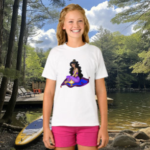 Genie Magic Carpet Lampe Blauer Himmel T-Shirt