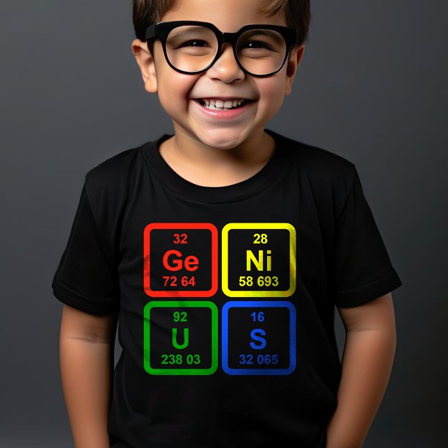 Genie-Periodensystem der Elemente Wissenschaft T-Shirt (Von Creator hochgeladen)