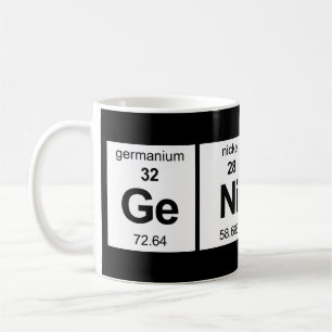 Genie-Periodensystem Kaffeetasse