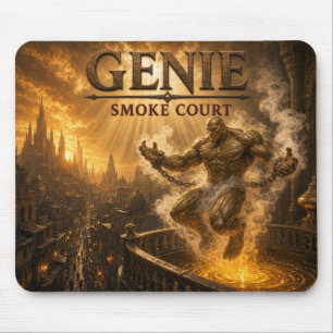 Genie Rauch Gericht Dunkler Realismus Mousepad