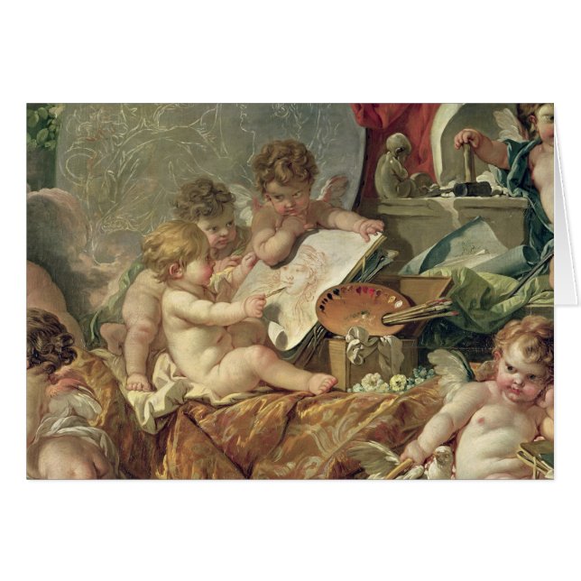 Genie, welches die Künste, 1761 unterrichtet (Vorderseite (Horizontal))