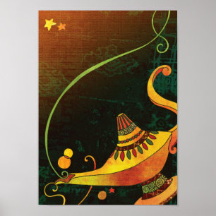 Genie's Lamp Poster