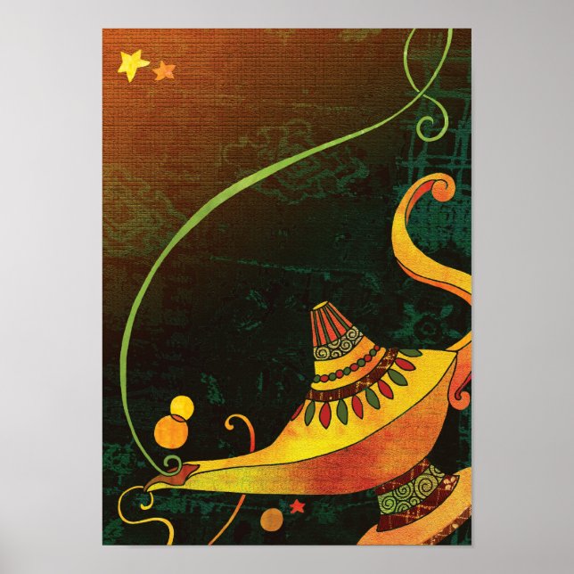 Genie's Lamp Poster (Vorne)