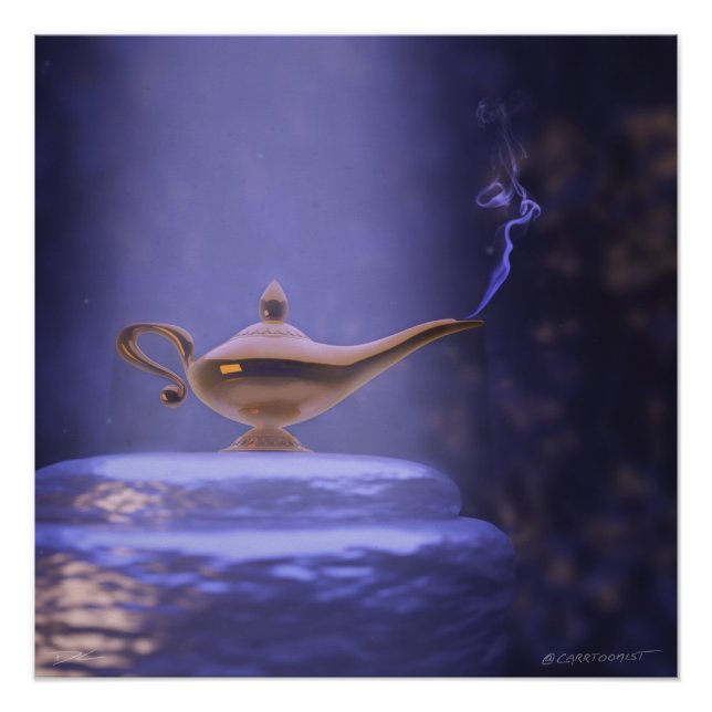 Genie's Lamp Poster (Vorderseite)
