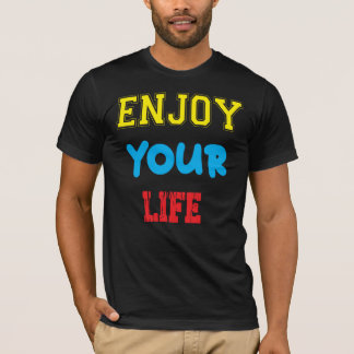 GENIESS DEIN LEBEN TSHIRT MOTIVATION