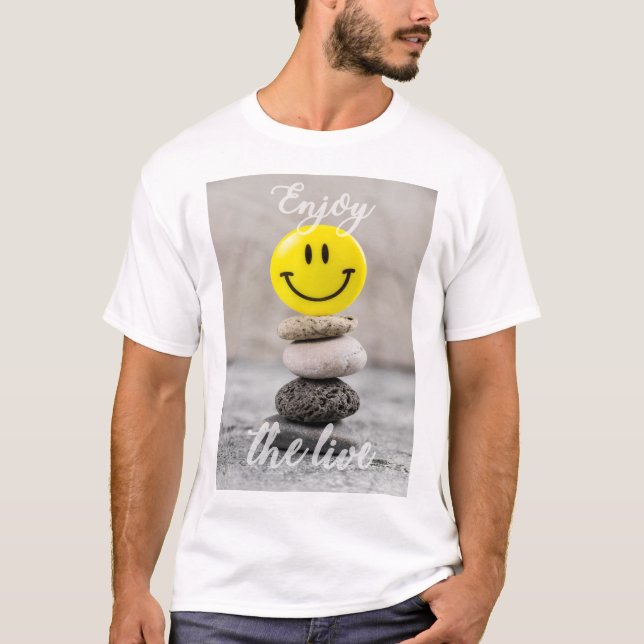 Genieße das Leben! T-Shirt (Vorderseite)