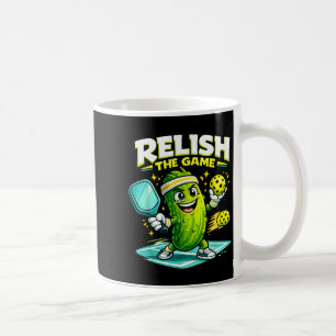 Genieße das Spiel lustiger Pickleball-Pickle-Spiel Kaffeetasse