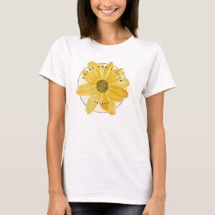 Genieße die kleinen Dinge Aquarell-Blume – T-Shirt
