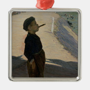 Genießen des Lebens, Volendam, Zuider Zee Ornament Aus Metall