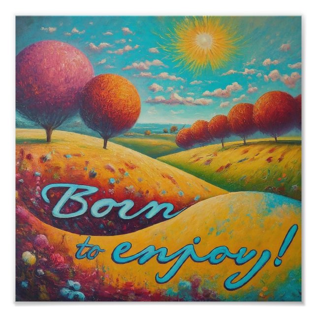 Genießen Fotodruck (Vorne)