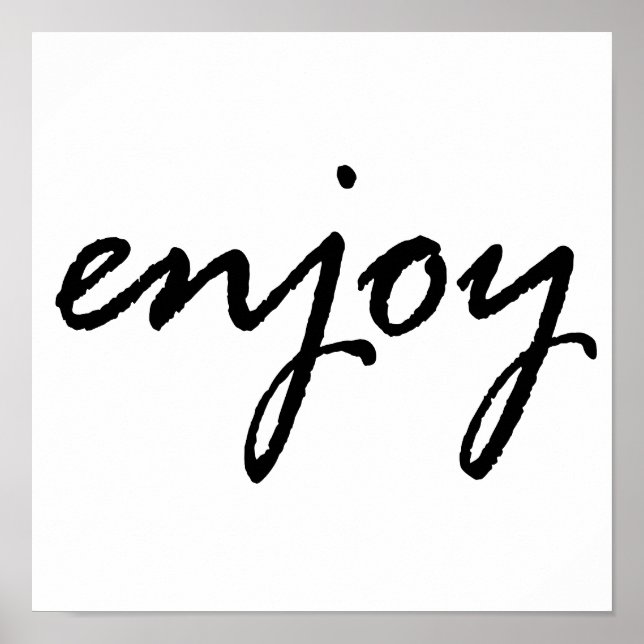 Genießen Poster (Vorne)