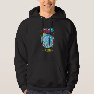 Genießen Sie Coole Alte Schulmusik mit Retro Vinyl Hoodie