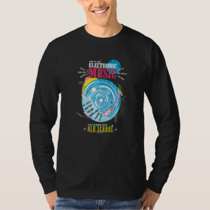 Genießen Sie Coole Alte Schulmusik mit Retro Vinyl T-Shirt