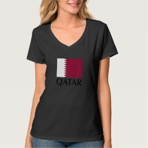 Genießen Sie Coole Qatar Flag Grafik-T-Shirts und  T-Shirt