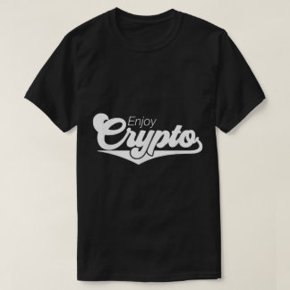 Genießen Sie Crypto Minimalist Design T-Shirt