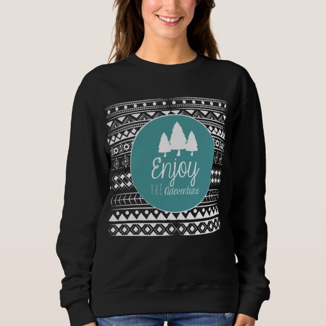 Genießen Sie das Abenteuer Boho Sweatshirt (Vorderseite)