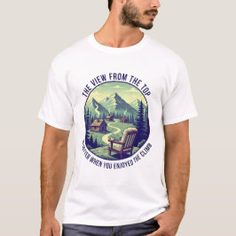 Genießen Sie das Climb Mountain Lifestyle Comfort T-Shirt