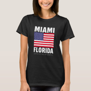 Genießen Sie das Coole Miami Florida mit der US-Fl T-Shirt