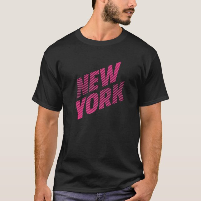 Genießen Sie das Coole New York City Graphic T-Shi T-Shirt (Vorderseite)