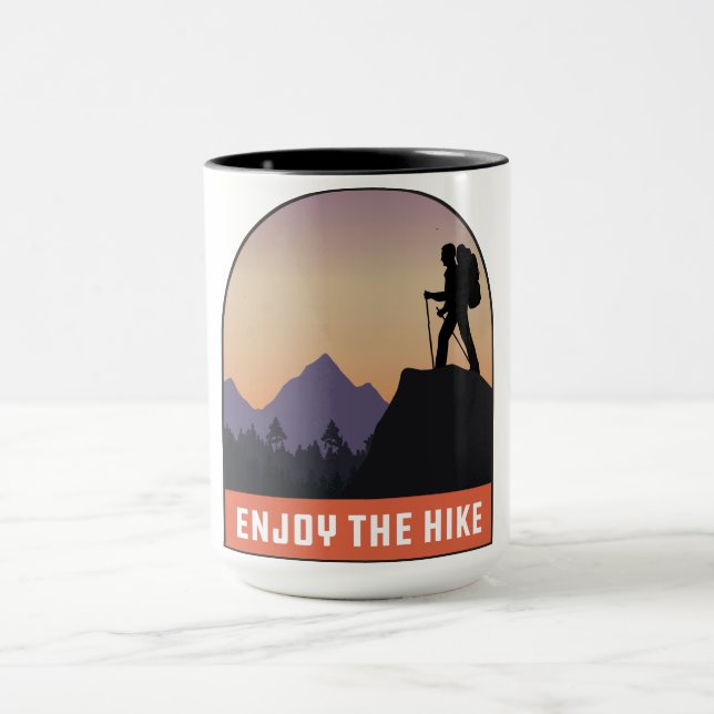 Genießen Sie das Coole Wandergeschenk für Wanderer Tasse (Zentrum)