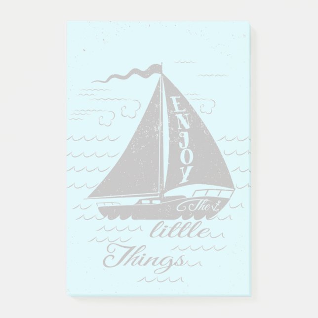 Genießen Sie das kleine Ding Poster Post-it Klebezettel (Vorderseite)