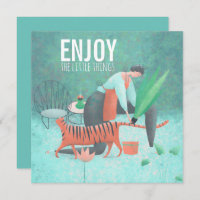 Genießen Sie das kleine Türkisgartenzen