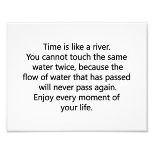 Genießen Sie das Leben Fotodruck