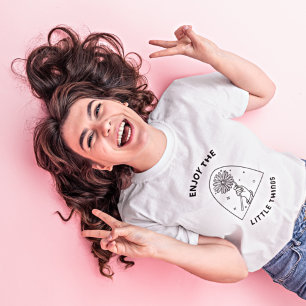 Genießen Sie das Motivierend Zitat der Kleinen Din T-Shirt