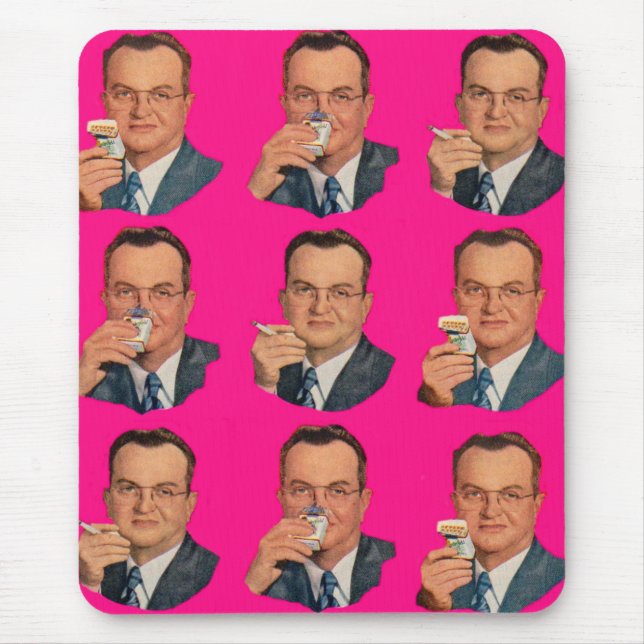 Genießen Sie das Paket, genießen Sie das Rauchen Mousepad (Vorne)