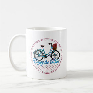 Genießen Sie das Ride Blue Bicycle Kaffeetasse