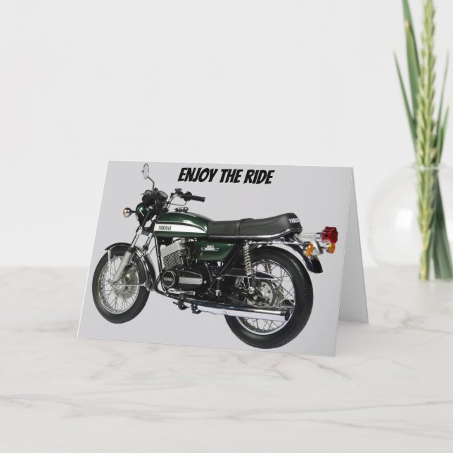 ***GENIESSEN SIE DAS RIDE** SIE SIND ***60*** KARTE (Vorderseite)