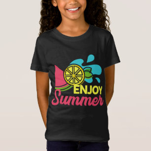 Genießen Sie das Sommer Wassermelone Limones Obst T-Shirt