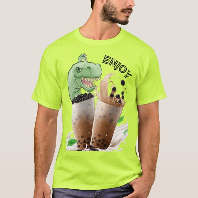 Genießen Sie den Buba-Tee-Dinosaurier T-Shirt (Vorderseite)