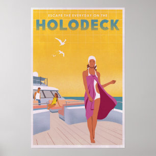 Genießen Sie den Holodeck Poster