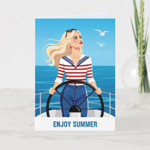 Genießen Sie den Sommer Karte