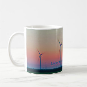 Genießen Sie den Sonnenaufgang Tasse