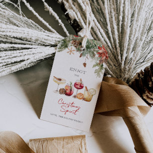 Genießen Sie den Weihnachtsgeist Geschenkanhänger