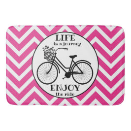 Genießen Sie die Fahrt | Fahrrad mit Motivierend B Badematte