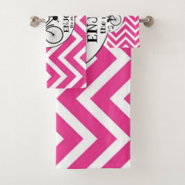 Genießen Sie die Fahrt | Fahrrad mit Motivierend B Badhandtuch Set