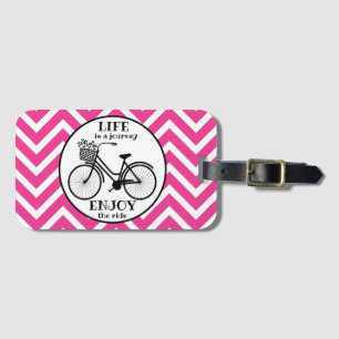 Genießen Sie die Fahrt   Fahrrad mit Motivierend B Gepäckanhänger