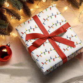 Genießen Sie die farbenfrohe Saison der Lichter Geschenkpapier