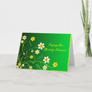 Genießen Sie die Frühlings-Saison! - Karte
