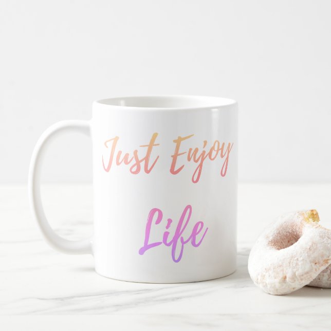 Genießen Sie die klassische Tasse (Mit Donut)