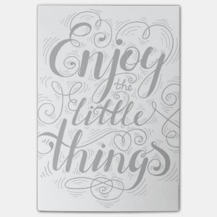 Genießen Sie die kleinen Dinge 1 Post-it Klebezettel